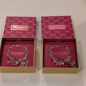 Juicy Couture Bundle Of 2 NWT Bracelets In Boxes